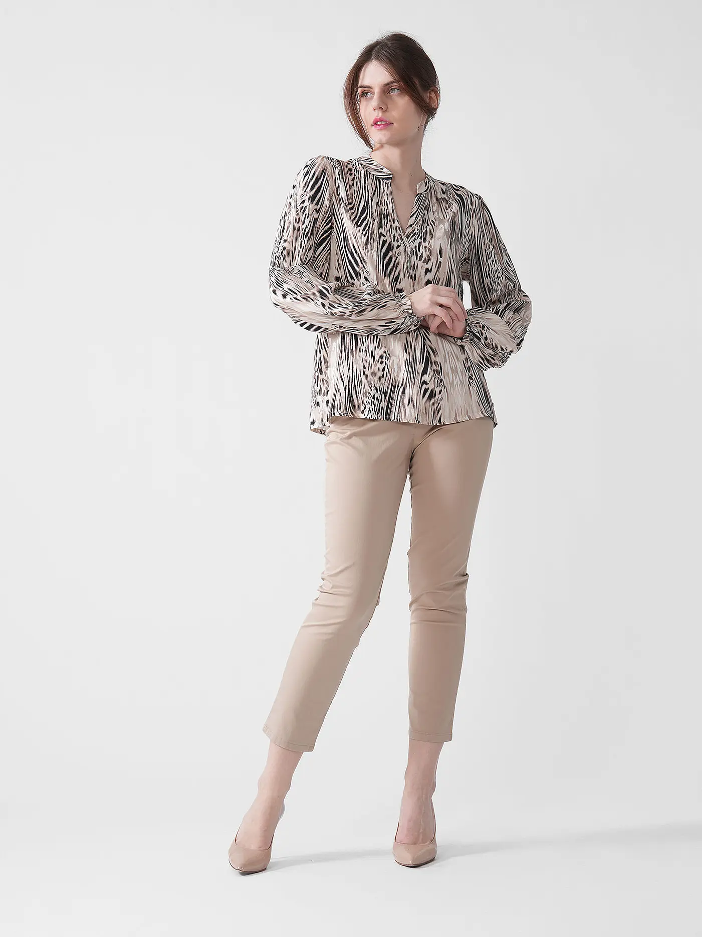 KEY LARGO | Bluse ROOTS | beige